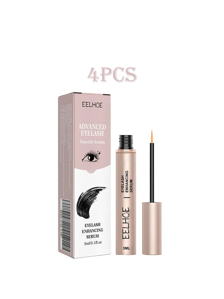 Eelhoe 3ml Eyelash Growth Serum Strengthen Eye Lash Curl Lengthening Makeup Enhancer Lash Eyebrow Fuller Thicken Eyelash Serum