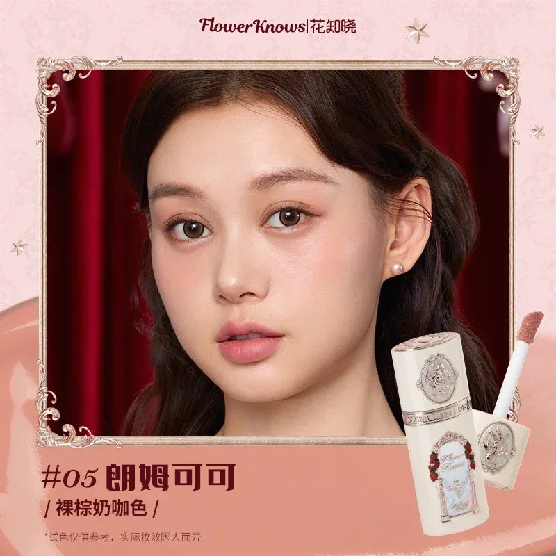 Flower Knows Strawberry Cupid Collection Liquid Blush Makeup for Cheeks Matte Finish Face Blushes Cream For Healthy Natural
