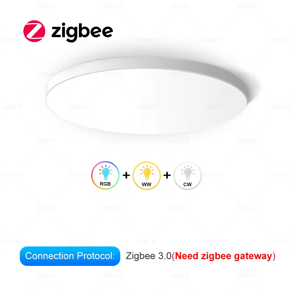Tuya Smart LED Ceiling Light – Alexa & Google Voice Control