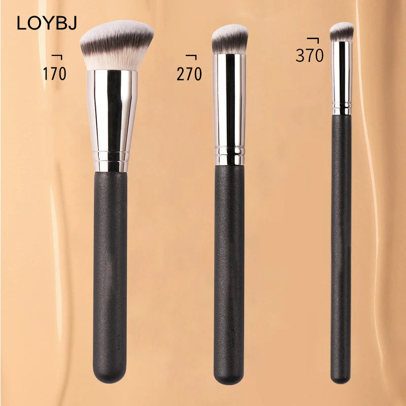 LOYBJ 170 Foundation Makeup Brush 270 370 Concealer Brushes Cosmetic Powder Blush Contour Cream Women Face Beauty Make Up Tools
