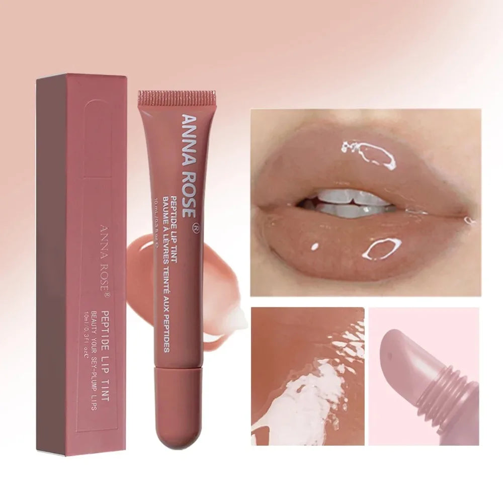 Miiror Glass Lip Glaze Jelly Oil: 1/4 Pcs Long Lasting Waterproof, Moisturizing Lip Serum for Lip Care