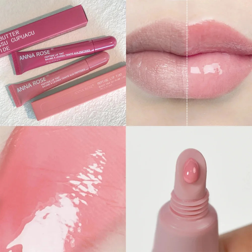 Miiror Glass Lip Glaze Jelly Oil: 1/4 Pcs Long Lasting Waterproof, Moisturizing Lip Serum for Lip Care