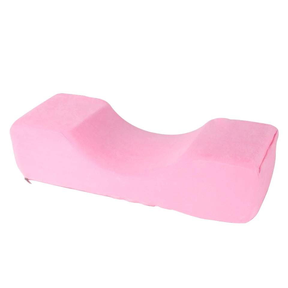 Professional Eyelash Extension Salon Memory Foam Pillow for Sleep Pillow Cervical Neck Health Care Half Round Pillow Shelf