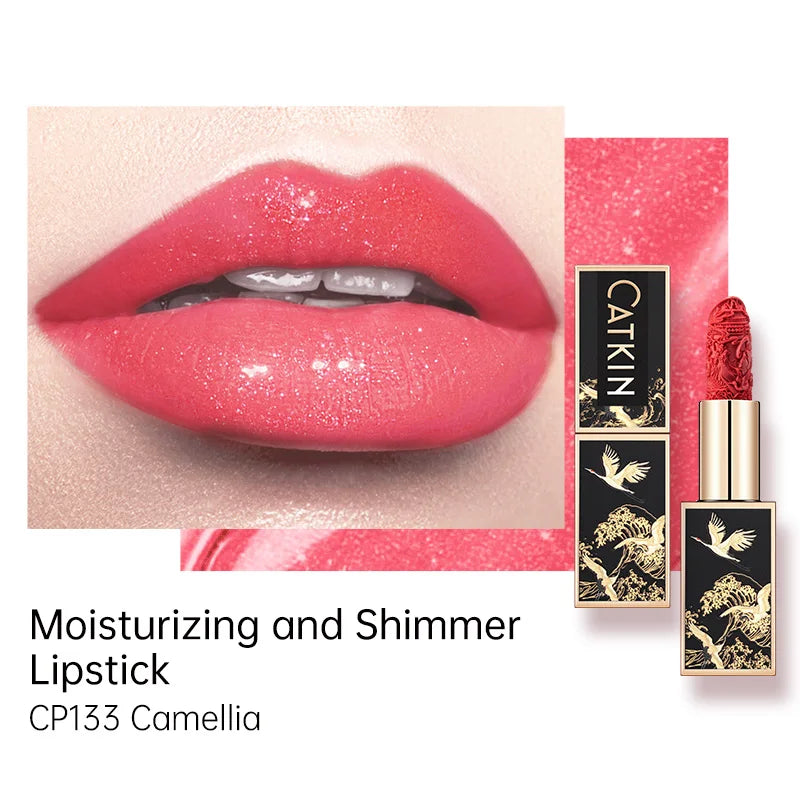 CATKIN Makeup Velvet Matte Lipstick, Hydrating Satin Long Lasting lipstick with Smooth and Creamy Texture