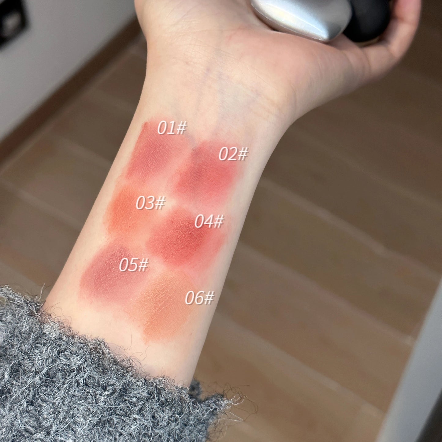 Mini Black Silver Heart Velvet Matte Lipstick Lip Mud Lip Gloss Nude Waterproof Lasting Lip Tint Cosmetic Makeup