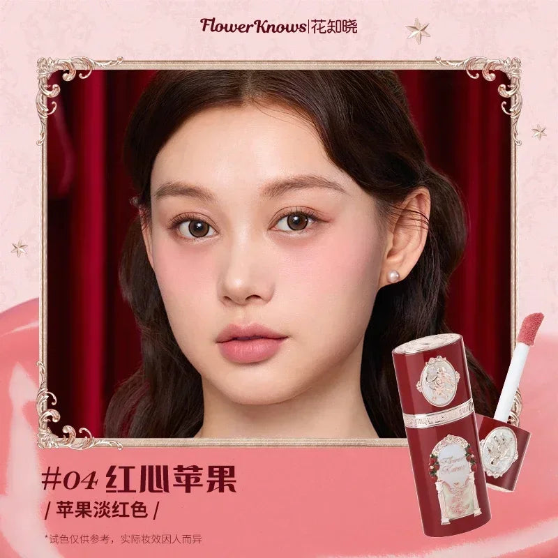 Flower Knows Strawberry Cupid Collection Liquid Blush Makeup for Cheeks Matte Finish Face Blushes Cream For Healthy Natural