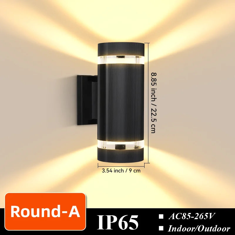E27 LED Wall Light – IP65 Waterproof Indoor & Outdoor Lamp