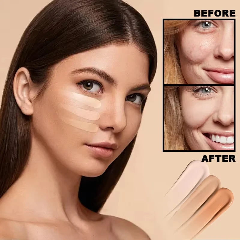 14 color Matte Finish Concealer Stick,Long-Lasting Foundation Makeup,Full Coverage Long Lasting Daily Makeup For Face,Nose,Cheek