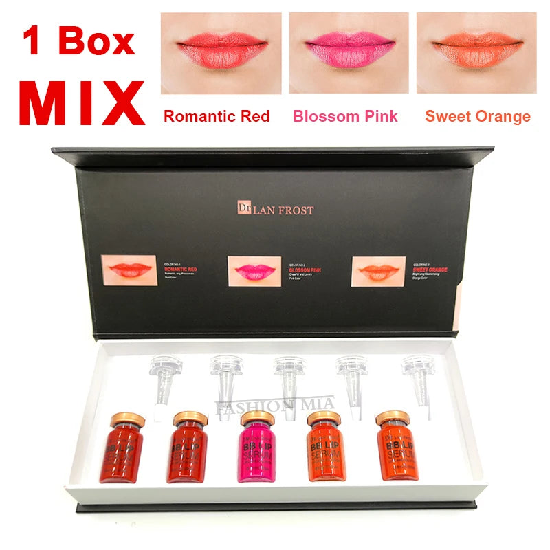 BB Lips Ampoule Serum Starter Kit Semi-Permanent BB Lip Gloss Tinted Pigment Lasting Moisturizing For Lip Care Glow