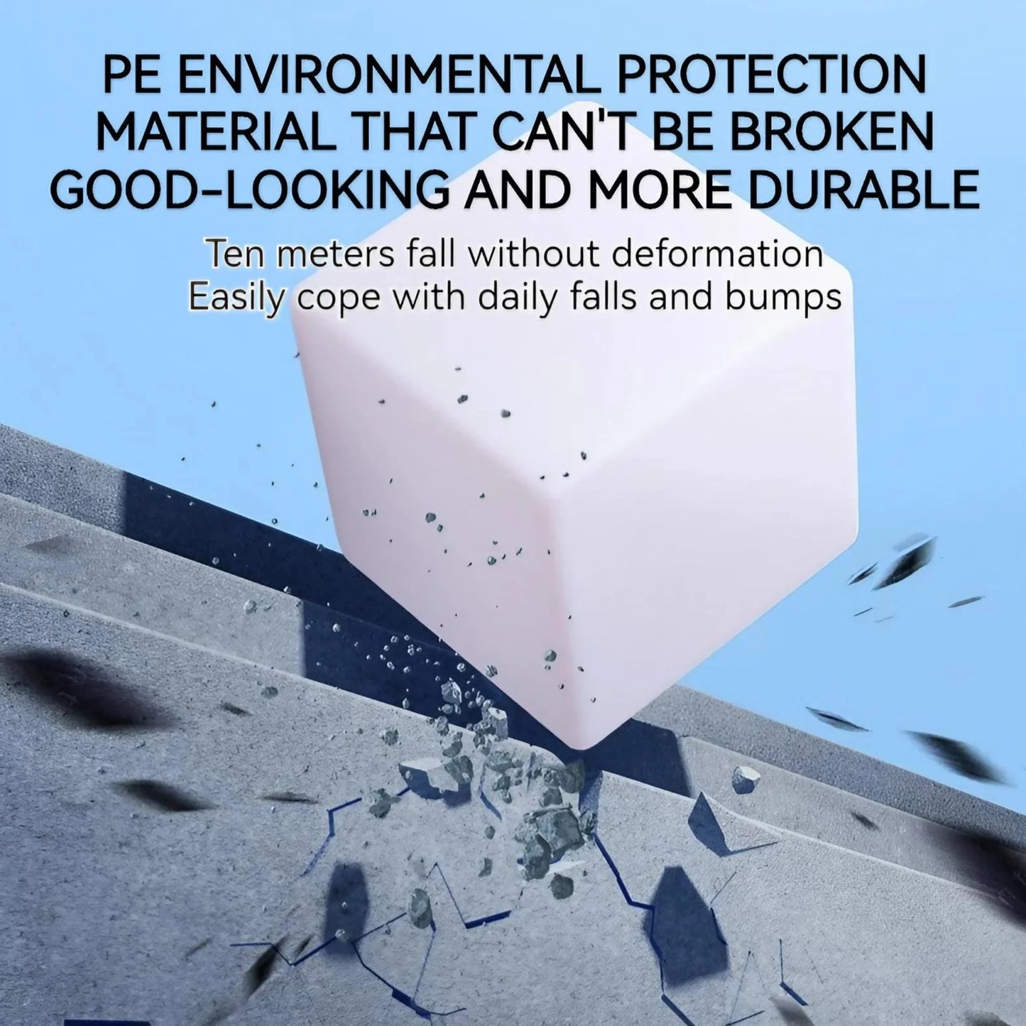 Smart RGB LED Cube Lamp – 16 Colors & Waterproof Design