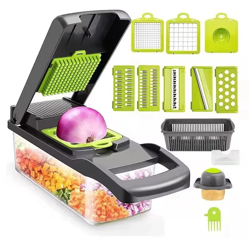 16-in-1 Multifunctional Vegetable & Onion Chopper