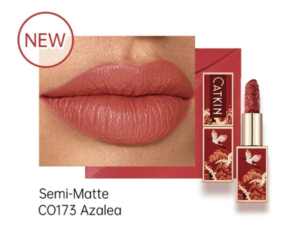 CATKIN Makeup Velvet Matte Lipstick, Hydrating Satin Long Lasting lipstick with Smooth and Creamy Texture