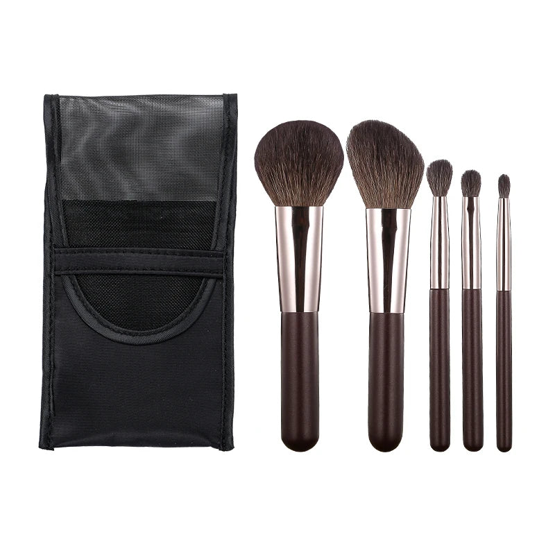 Mini Makeup Brushes Set Travel Friendly Professional Makeup Brush Set For Eyes Lips And Blush Application