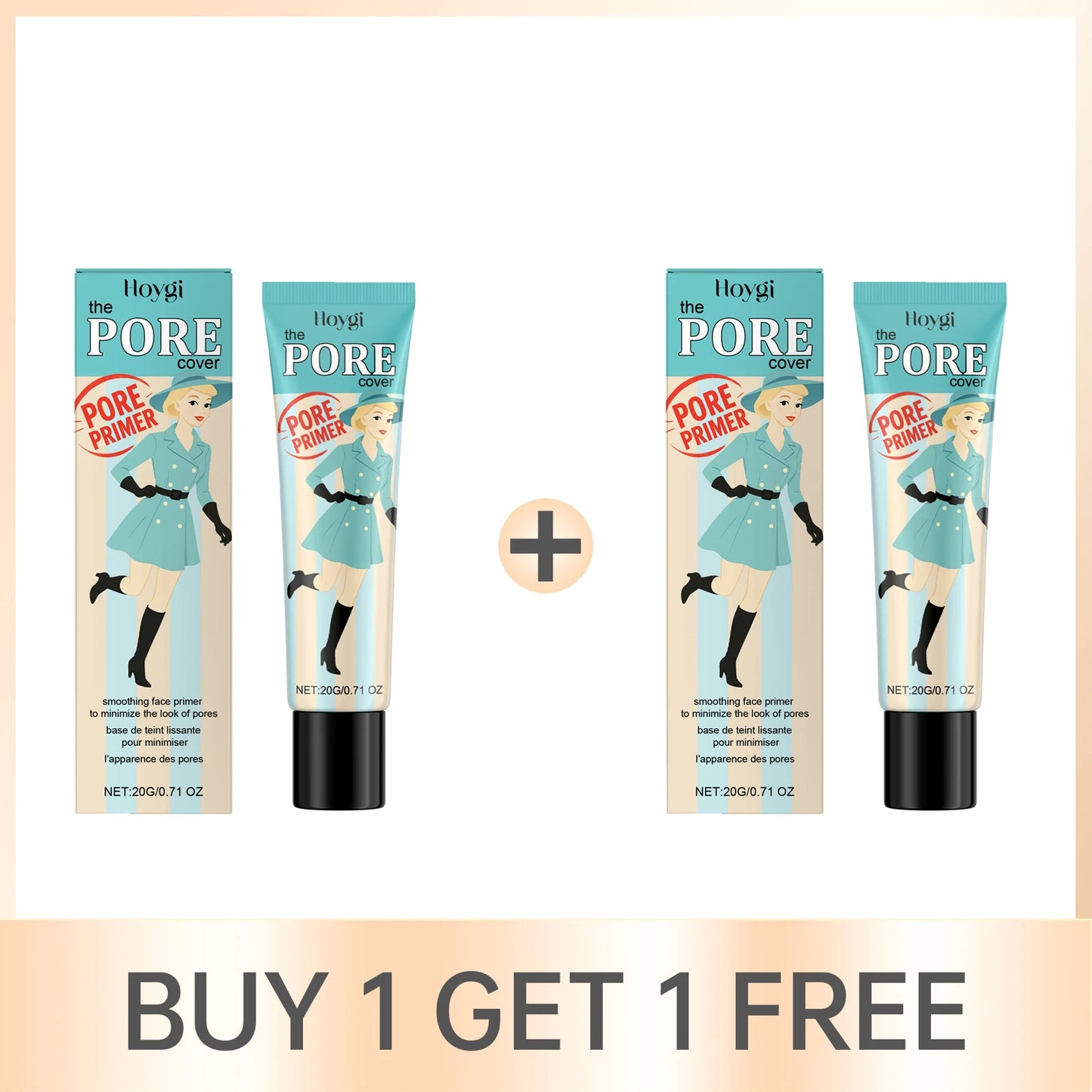 Pore Cover Primer Minimize Pores Oil Control Even Skin Tone Anti Acne Smoothing Waterproof Moisturizing Before Makeup