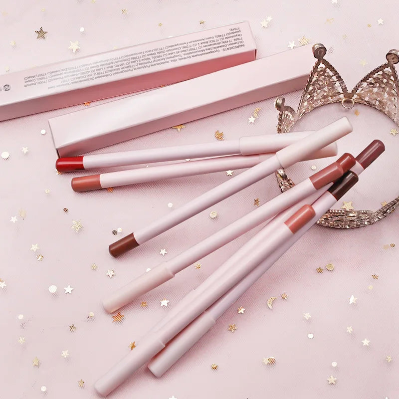 Wholesale Lip Liner Private Label Vegan Waterproof Long Lasting Cruelty Free Dark Brow Lip Pencil Custom Logo Lipliner Matte