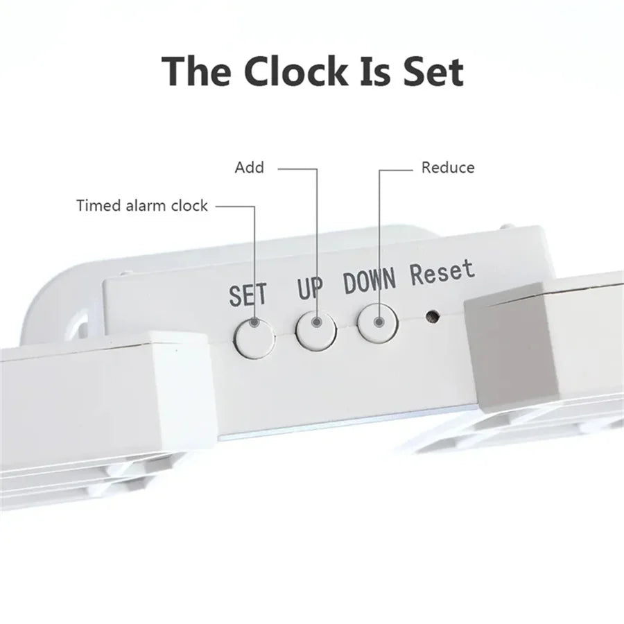 3D LED Digital Wall Clock – Modern Aesthetic Night Light & Decor