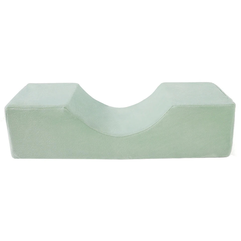 Professional Eyelash Extension Salon Memory Foam Pillow for Sleep Pillow Cervical Neck Health Care Half Round Pillow Shelf
