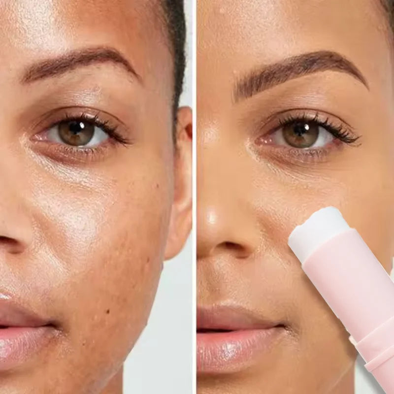 Face Primer Stick, Matte Priming Makeup Blur Stick, Hydrating Primer Face Shimmer Stick Cover Pores Oil Control & Lightweight