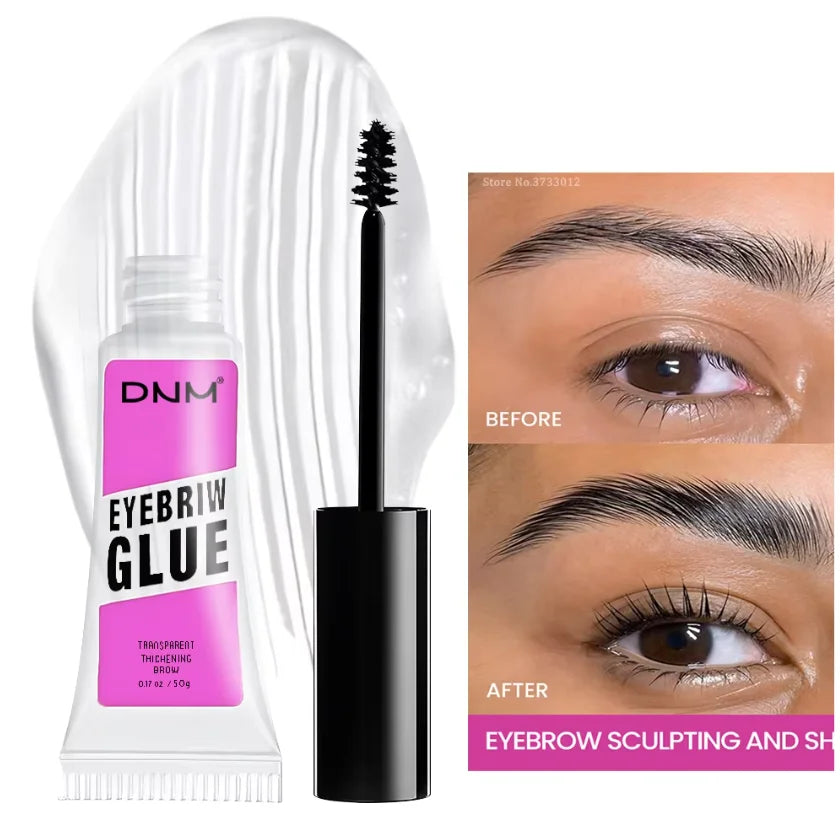 Transparent Eyebrow Styling Gel Waterproof 3D Quick-drying Makeup Eyebrow Sculpt Natural Wild Brow Setting Gel Wax Cosmetics
