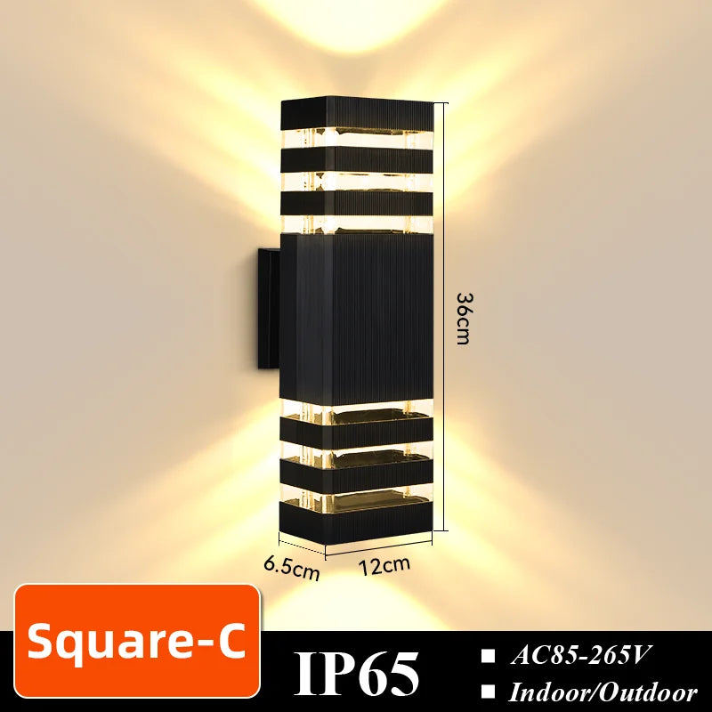 E27 LED Wall Light – IP65 Waterproof Indoor & Outdoor Lamp