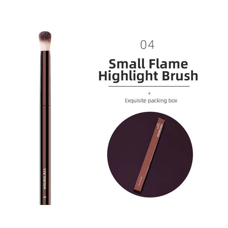 Hourglass Makeup Brush All Kinds Eyeshadow Foundation Concealer Powder Bronzer Blusher Eyeliner Retractable Professional Brushes