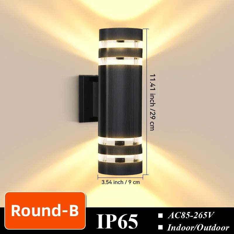 E27 LED Wall Light – IP65 Waterproof Indoor & Outdoor Lamp