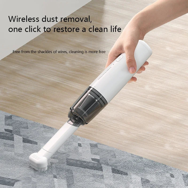 Powerful Cordless Mini Vacuum – High Suction Portable Cleaner for Car & Home