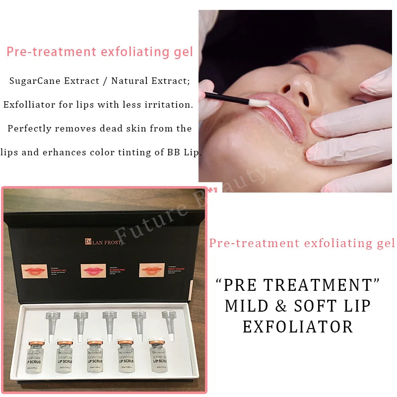 BB Lips Ampoule Serum Starter Kit Semi-Permanent BB Lip Gloss Tinted Pigment Lasting Moisturizing For Lip Care Glow