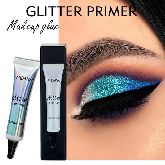 Glitter Primer Makeup Glue Flash Eye Shadow Gel Face Eye Body Sequin Primer Eyeshadow Long-lasting Brilliant Makeup Primer