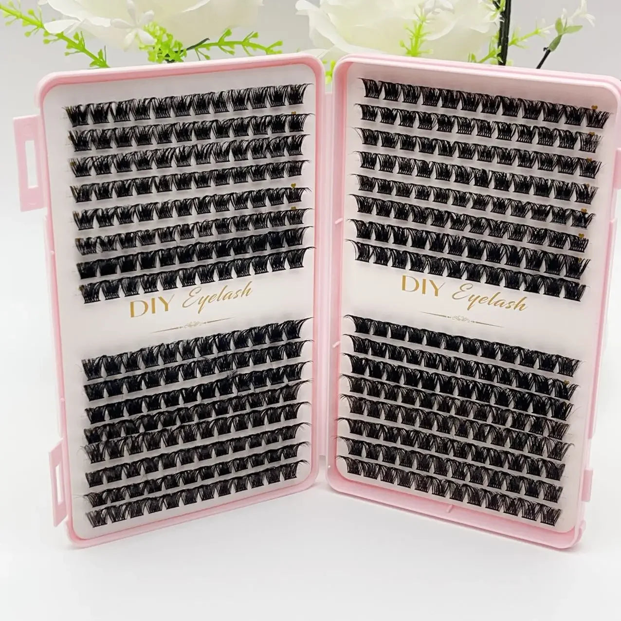 Segmented Individual Lashes Eyelash Book 3D Fluffy Clusters Extensions False Eyelash DIY Cluster Eyelash Extensions Makeup