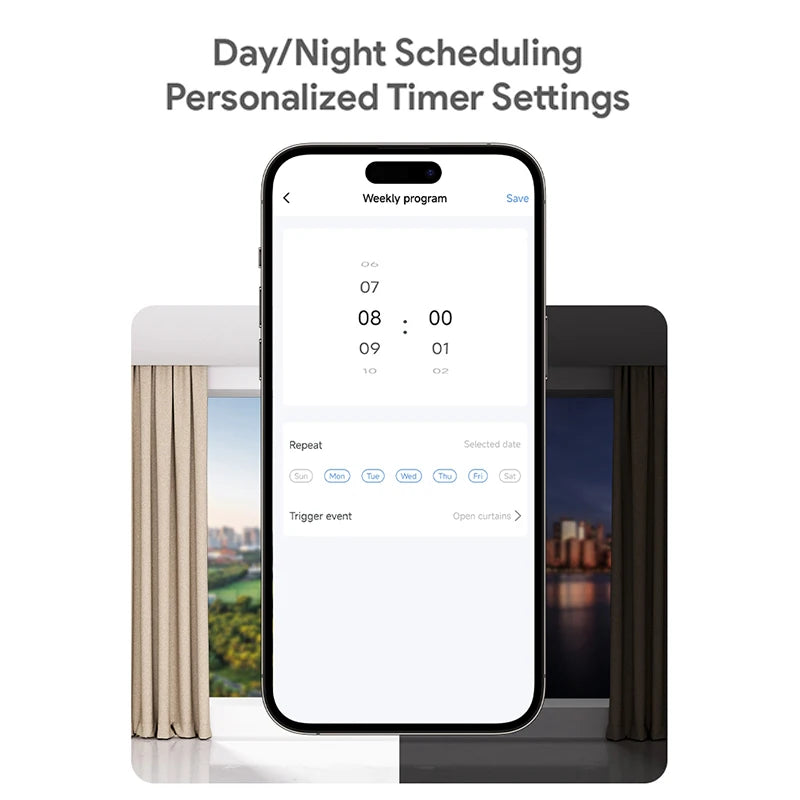Tuya Smart Curtain Robot – Zigbee/Bluetooth, Voice Control